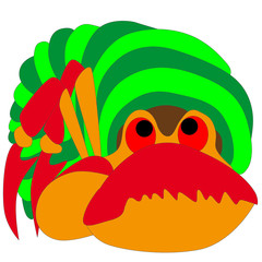 Fototapeta premium colorful lobster