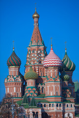 Fototapeta na wymiar Red Square and Saint Basil's Cathedral