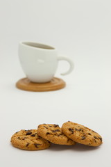 Cookies and coffee cup