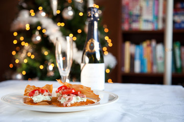 Delicious christmas snacks