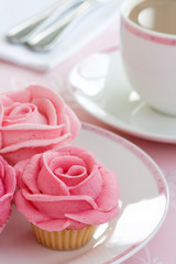 Rose cupcakes