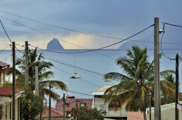 vue sur le rocher du diamant
