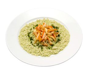risotto with spinach