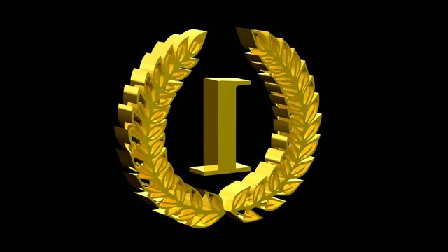 Golden One - 3D Render 360&deg;