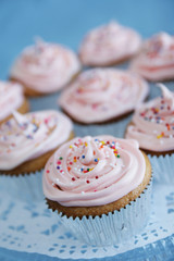pink cupcakes
