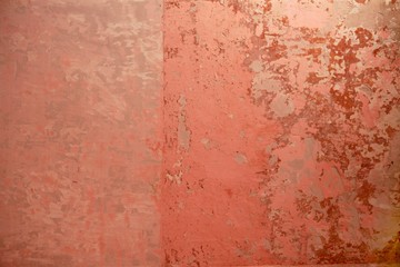 Aged grunge wall pink old paint texture