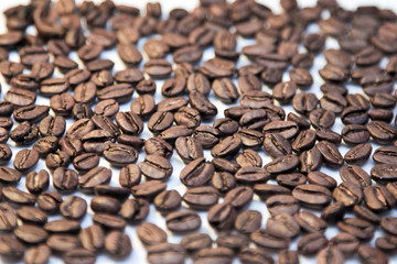 Coffee beans background