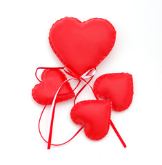 Fototapeta premium Plush hearts