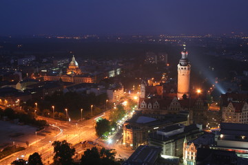 Stadtpanorama Leipzig