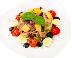 Fresh salad with vegetables