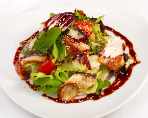 Fresh salad with vegetables