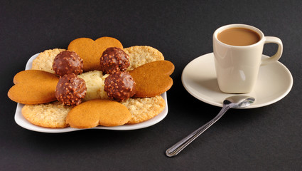 Espresso with cookies