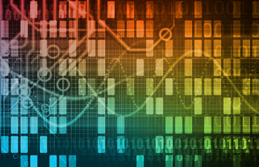 Obraz premium Futuristic Network Energy Data Grid
