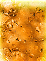 the beer-ice, closeup