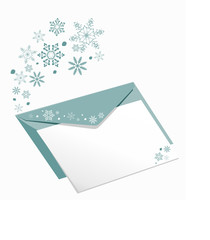 Winter Greeting Envelope