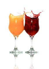Orange And Cherry Juice