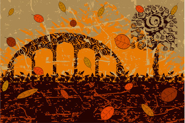 Obraz premium Autumn background