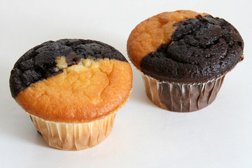 Zwei leckere Muffins