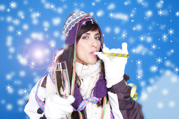 snow party