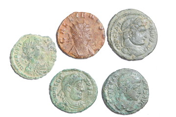 antique roman coins