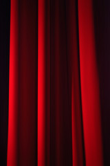 rideau scène spectacle théatre artiste représentation velour rou