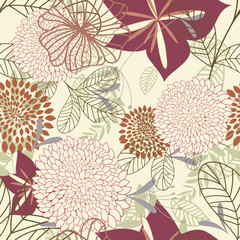 floral seamless pattern