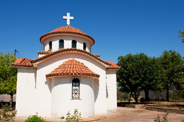 Typical Greek chapel