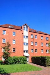 Wohnhaus, Mehrfamilienhaus, Balkone, Deutschland