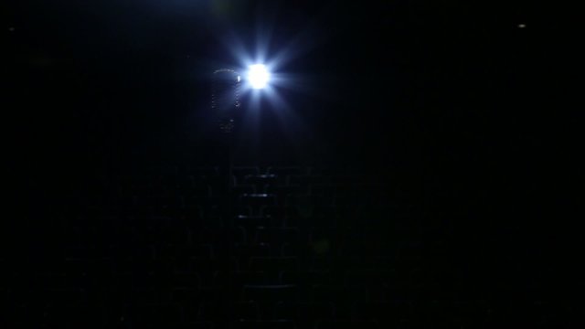 Mikrofon im Gegenlicht