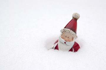 Père Noël dans la neige, Christmas