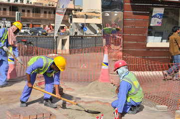 Street Worker in Dubai I