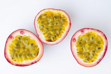 half of passion fruit