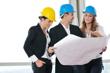 young architect team