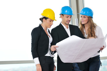 young architect team