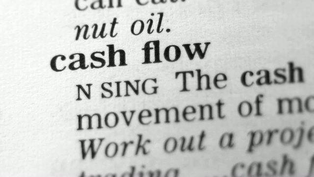 Dictionary Definition - Cash Flow.