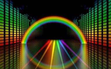 Arc-en-ciel 3d 1