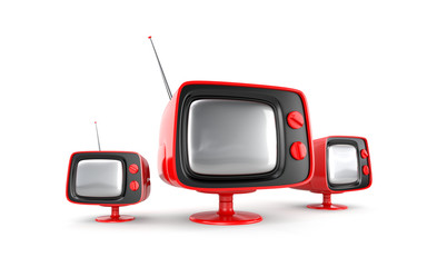 Stylish retro TV