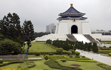 Obraz premium Chiang kai-shek memorial hall, Taipei