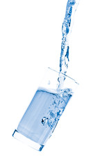 Glass and water