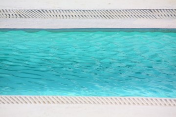 Detail von tuerkisem Swimming-Pool