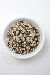 urid dall chilka, organic dry split beans