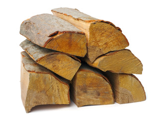Stack of alderwood