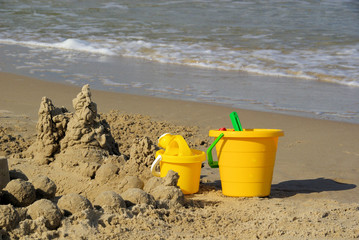 Fototapeta na wymiar Zabawki plaży - plaża zabawki 02