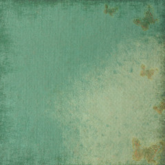 vintage paper with butterfly.