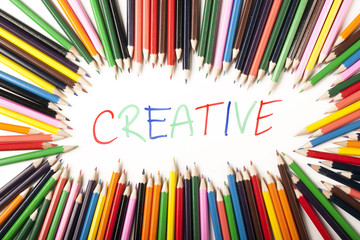 Colored Pencils via CREATIVE