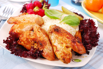 baked chicken wings