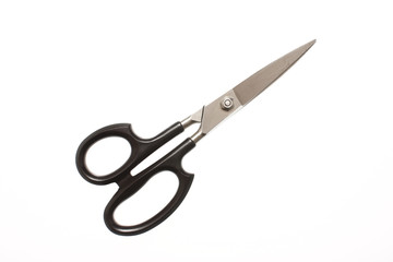 A pair of scissors isolated on white.