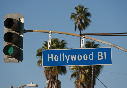 Hollywood Blvd Sign 2