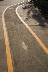 Fototapeta premium Piste Cyclable