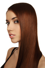 girl with long beautiful hair